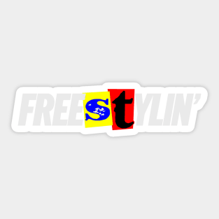 Freestylin Graphic Sticker